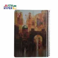 دفتر 80 برگ پارامونت طرح آبرنگی (جلد pp)