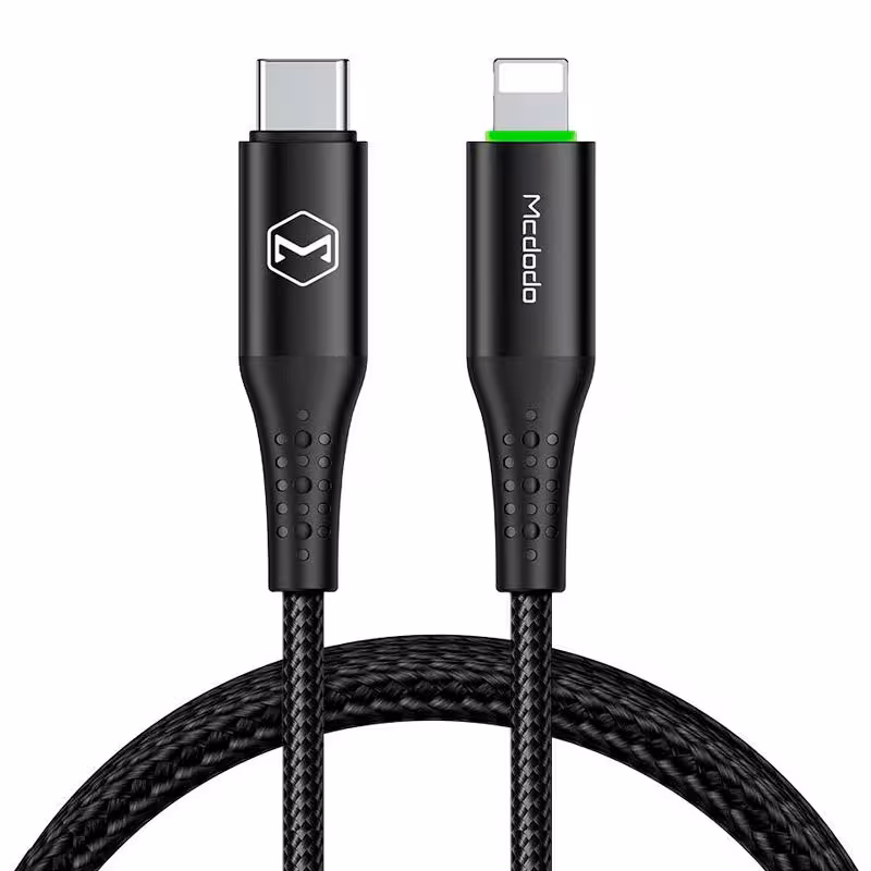 کابل تبدیل فست شارژ Mcdodo CA-7360 Type-C To Lightning 3A 20W 1.2m