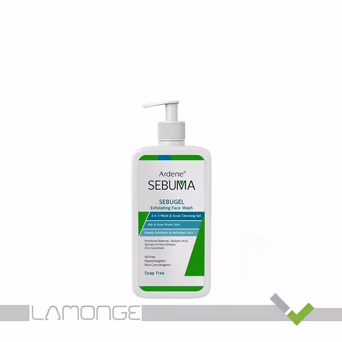 ژل شوینده و اسکراب آردن سبوما مناسب پوست چرب حجم 350 میلی لیتر