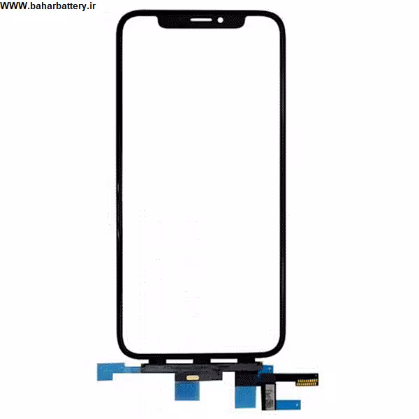 گلس تاچ تعمیراتی آیفون IPHONE XS با فرم با چسب OCA اورجینال