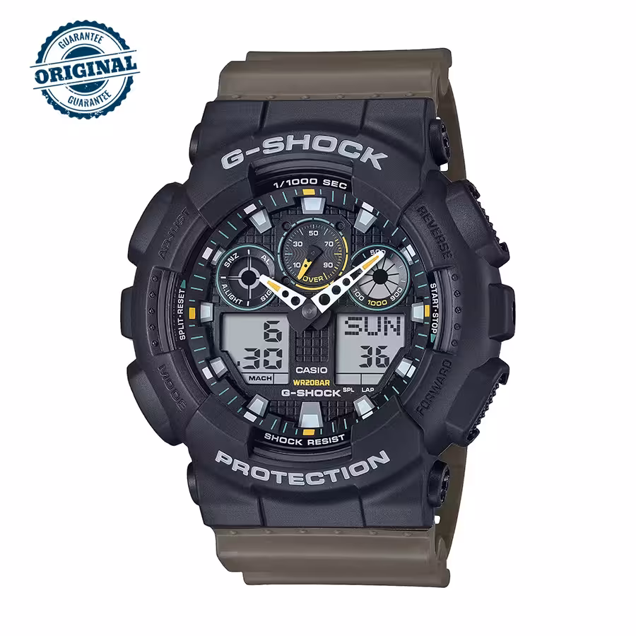 ساعت مچی جی شاک G-SHOCK کاسیو مدل CASIO GA-100TU-1A3