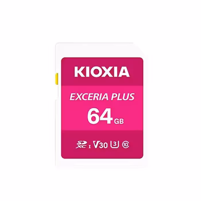 کارت حافظه SDXC کیوکسیا مدلEXCERIA PLUS کلاس 10 استاندارد UHS-1 U3 با ظرفیت 64 گیگابایت