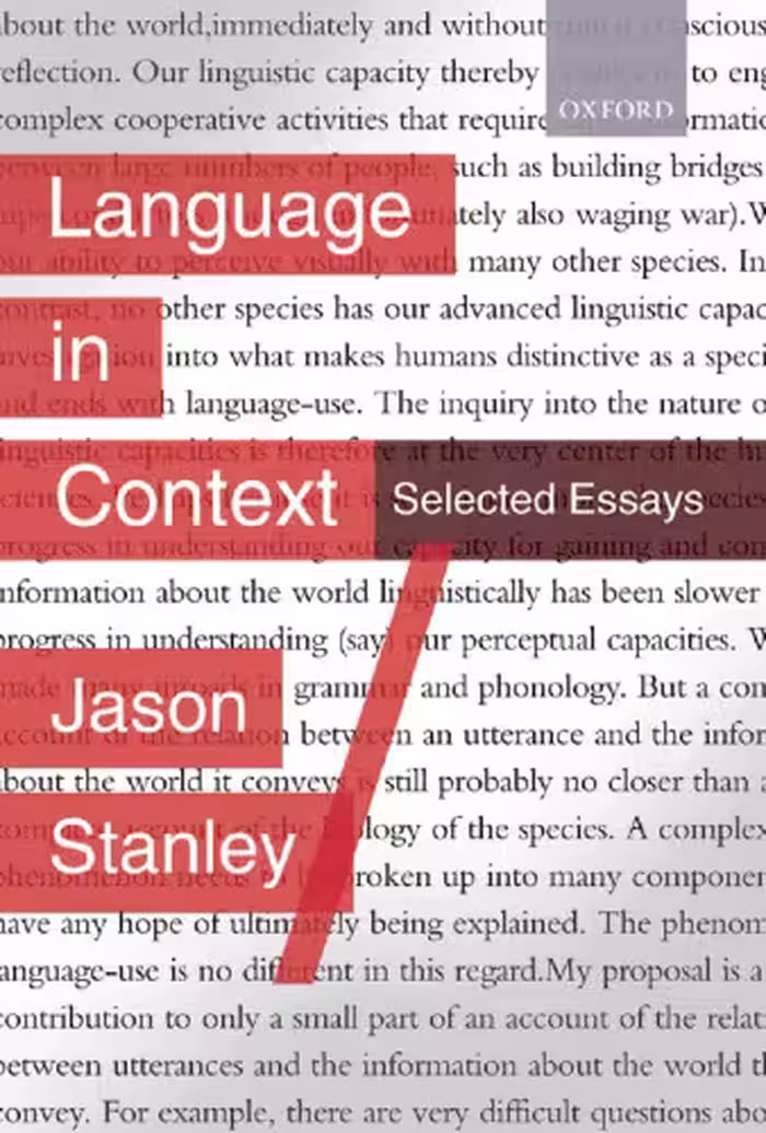 خرید و دانلود نسخه کامل کتاب Language in Context: Selected Essays