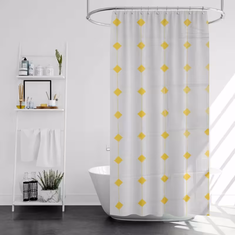 پرده حمام پیسو مدل BZ-49 سایز 170×200 سانتی متر