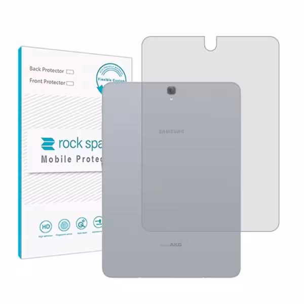 گلس پشت تبلت سامسونگ Galaxy Tab S3 9.7 مدل نانو هیدروژل شفاف برند راک اسپیس کد 15595L