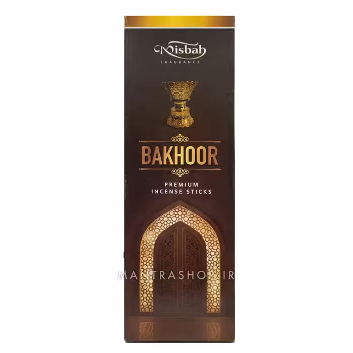 عود دست ساز هندی bakhoor برند Misbah بسته 50 گرمی