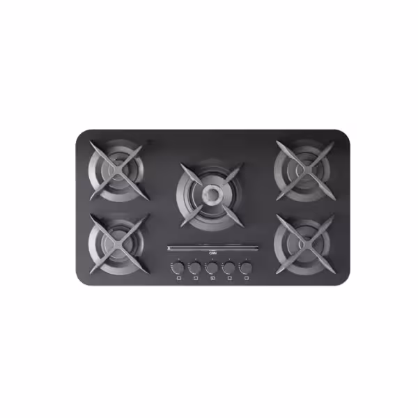 اجاق گاز شیشه ای 5 شعله کن مدل IG503