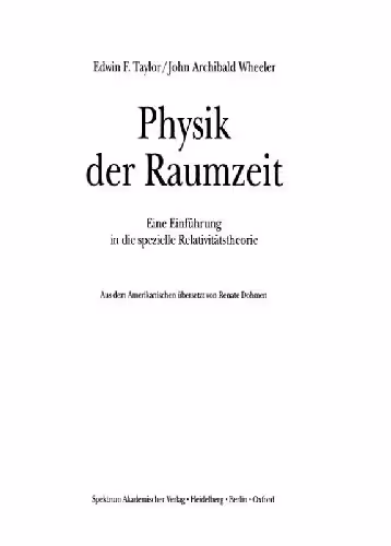 خرید و دانلود نسخه کامل کتاب Physik der Raumzeit