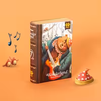 پازل کودک KID FANS مدل خرس Wonder Land BEAR کد KS2430