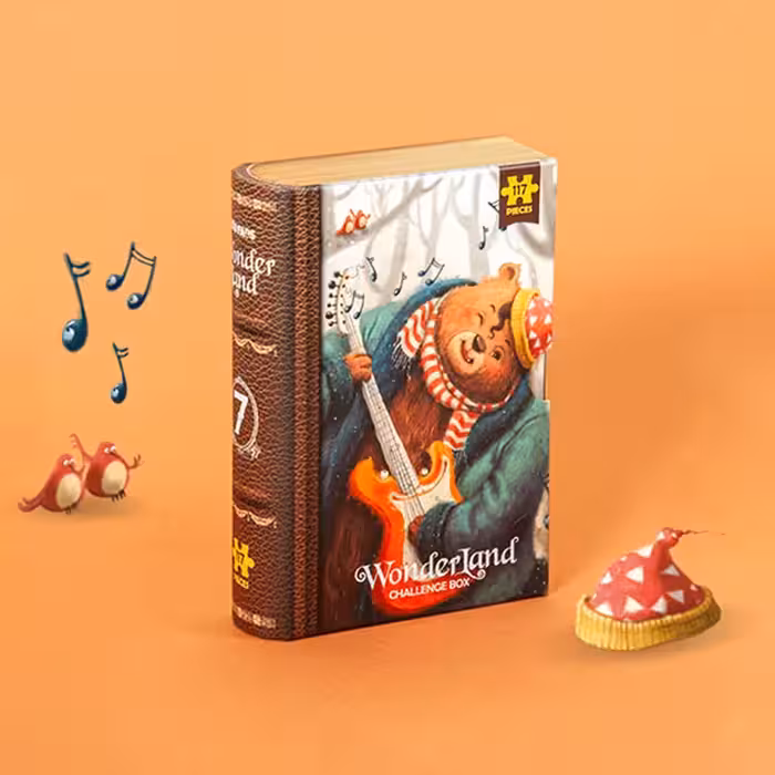 پازل کودک KID FANS مدل خرس Wonder Land BEAR کد KS2430