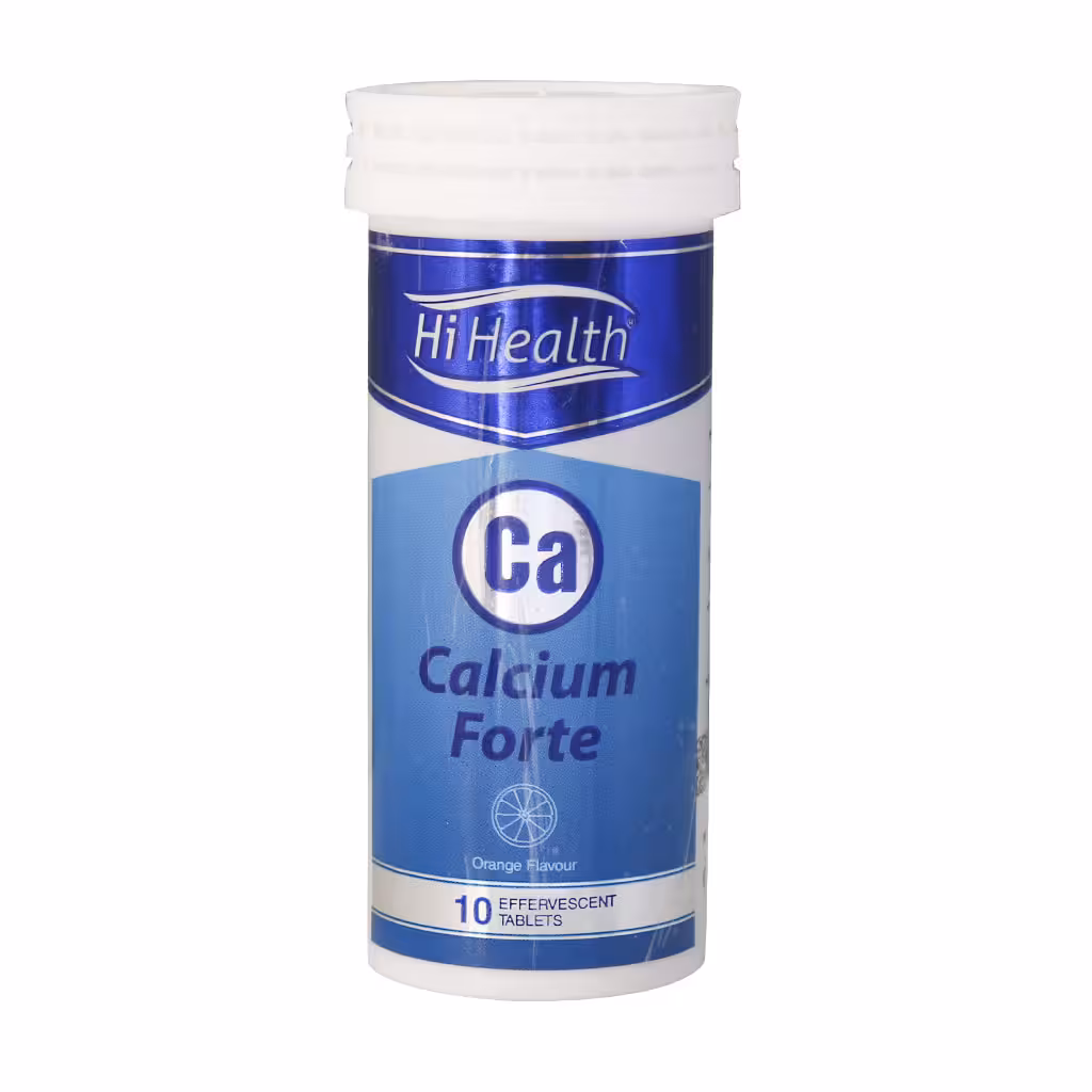 قرص جوشان کلسیم فورت‌ 10 عدد های هلث Hi Health