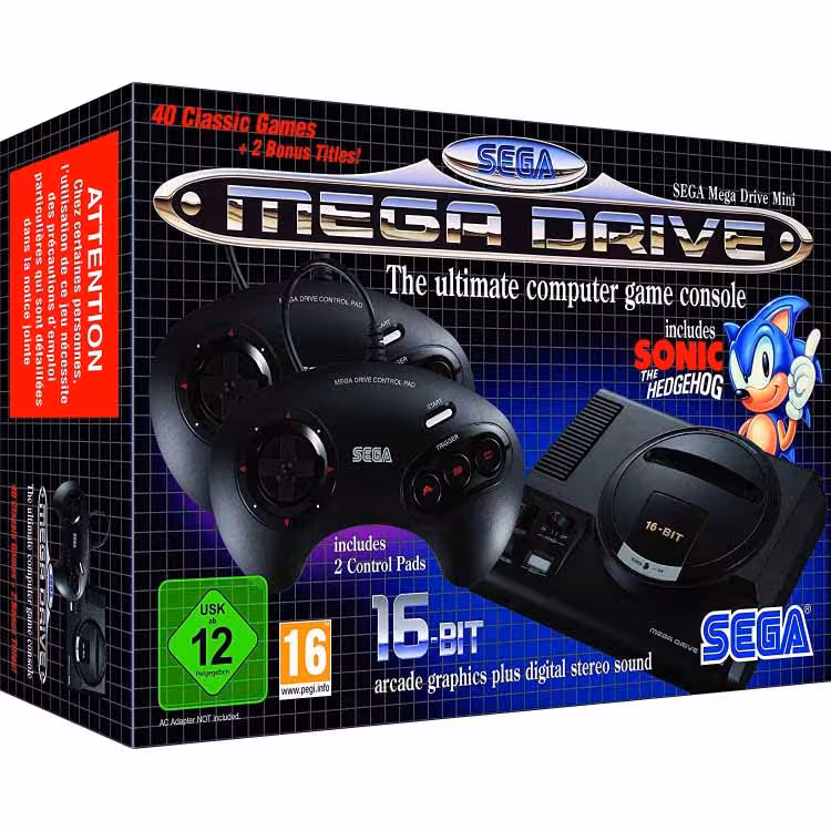 خرید کنسول سگا مگا درایو مینی Sega Mega Drive Mini Classic با بهترین قیمت