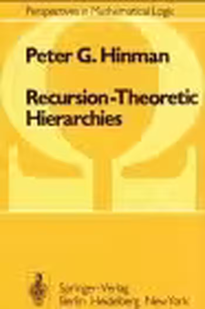 خرید و دانلود نسخه کامل کتاب Recursion-theoretic hierarchies