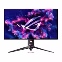مانیتور ایسوس ROG OLED PG32UCDM، سایز 32 اینچ، 4K QD-OLED، نرخ نوسازی 240Hz، زمان پاسخگویی 0.03ms، HDR400