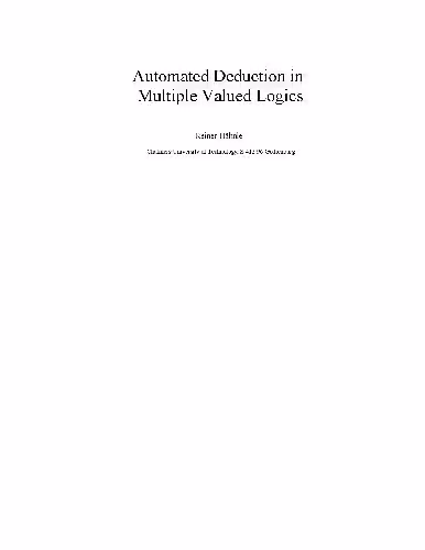 خرید و دانلود نسخه کامل کتاب Automated deduction in multiple-valued logics