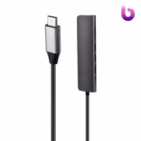 هاب K-net S7 K-MFCMS707 Type-C To USB3.0/HDMI/LAN/SD/Micro SD/Type-C