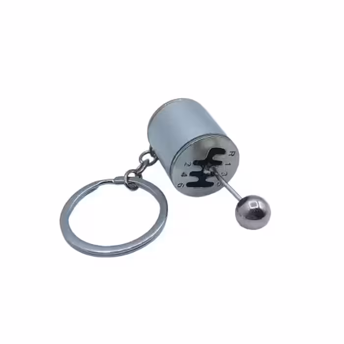 جاسوئیچی خودرو طرح جعبه دنده رنگ نقره ای