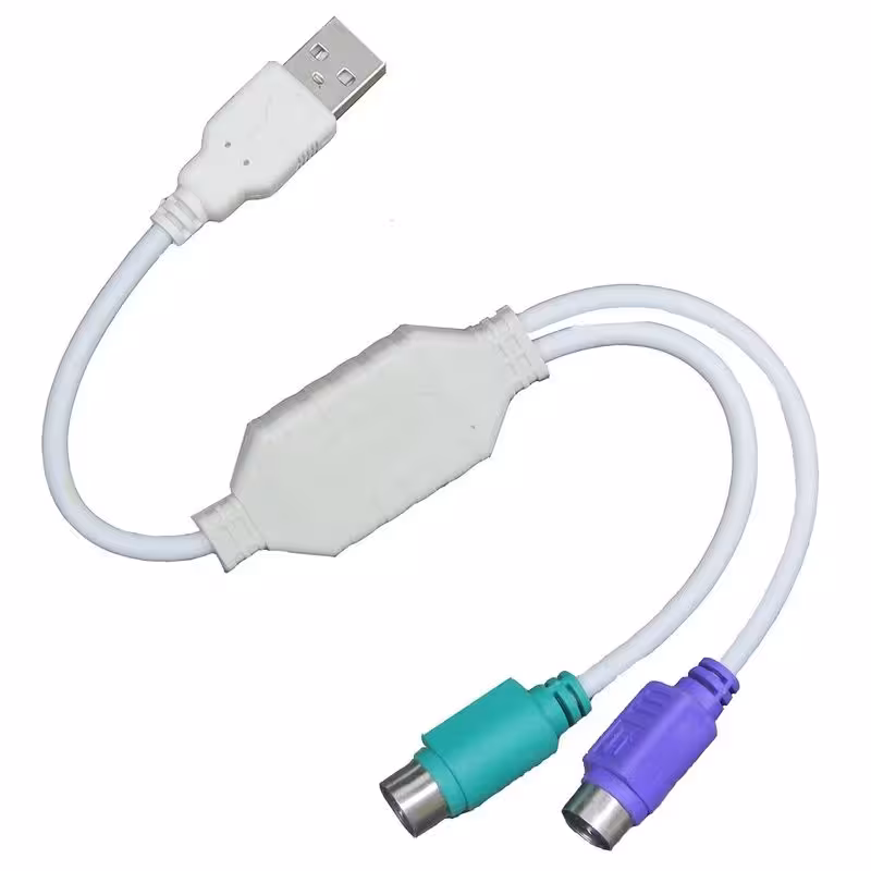 کابل تبدیل PS2 به USB طول 30 سانتی متر