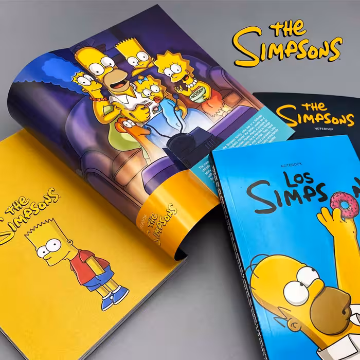 دفتریادداشت سری سیمپسون گلاسه21*14همیشه