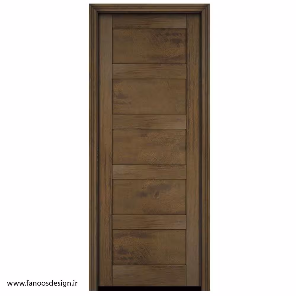 درب چوبی روکش طبیعی مخصوص اتاق خواب کد 1375