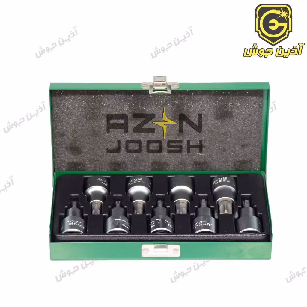 جعبه بکس 9 پارچه آلن ستاره ای تاپ تول TOPTUL مدل GAAD0903 تایوان