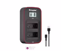 شارژر دوبل باتری با صفحه نمایش KingMa LP-E17 | نگاه شاپ