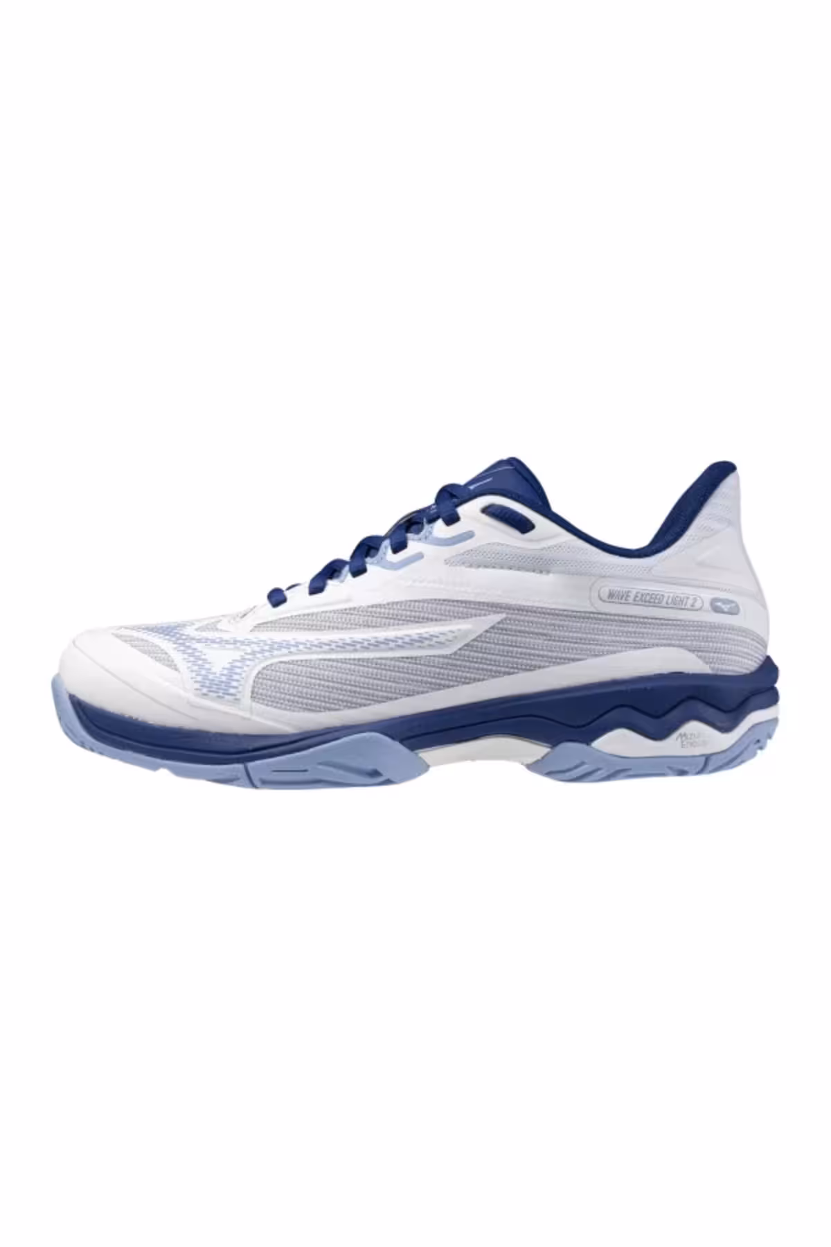 کفش تنیس موج بیش از نور 2 زنان سفید آبی Mizuno