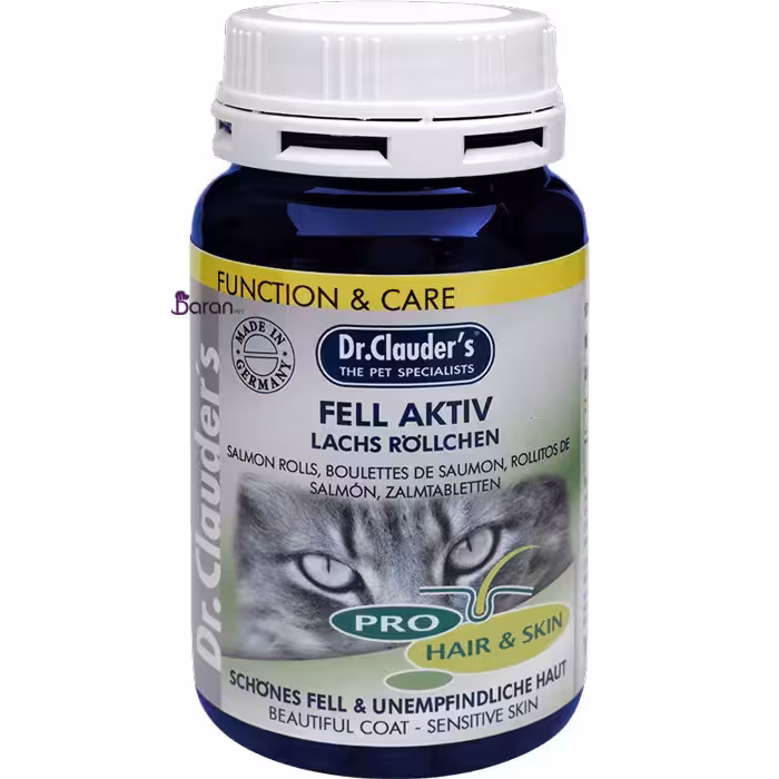 قرص تقویت کننده پوست و موی گربه دکتر کلادرز برای ریزش مو