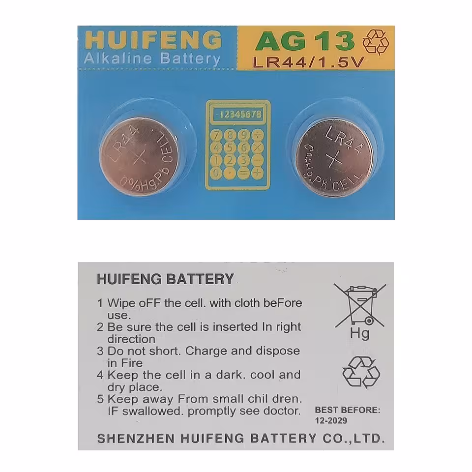 باتری سکه‌ای LR44/A76