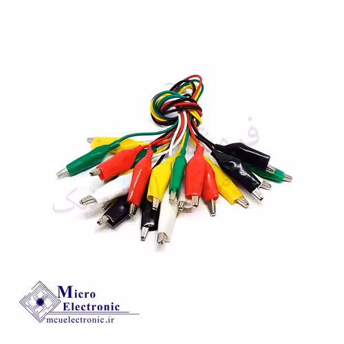 گیره سوسماری سیمدار کوچک بسته 10 عددی