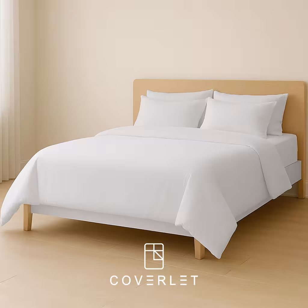 روتختی سفید ساده 6‌تکه کاوری