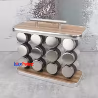 جا ادویه استندی فلزی مدل دسته دار 12 تایی
