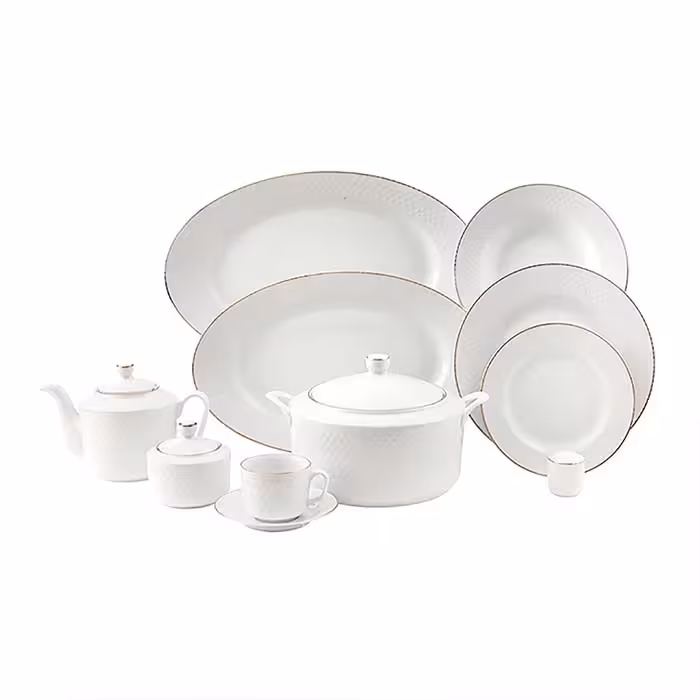 سرویس 102 پارچه چینی زرین ایران سری رادیانس مدل زرین درجه 1