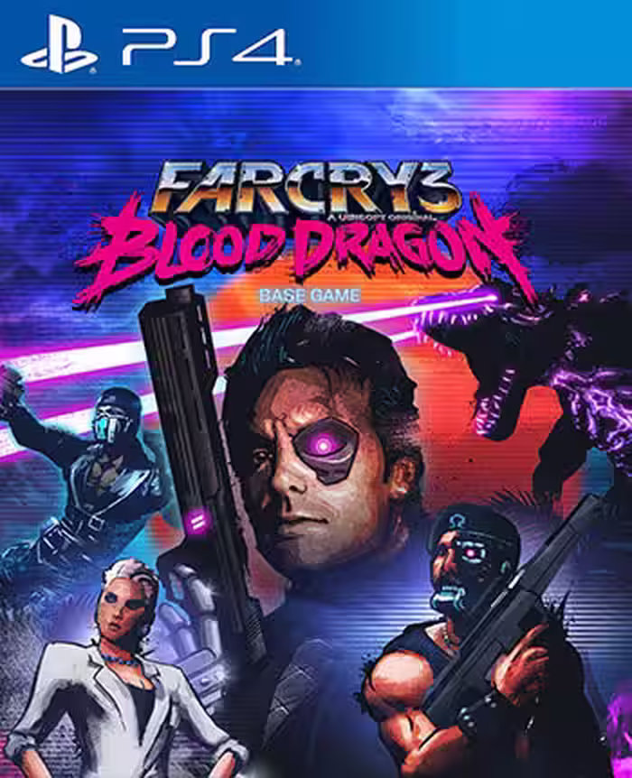 بازی پلی استیشن 4 نسخه رایتی نسخه هک‌شده بازی  Far Cry 3 Blood Dragon Classic Edition ps4