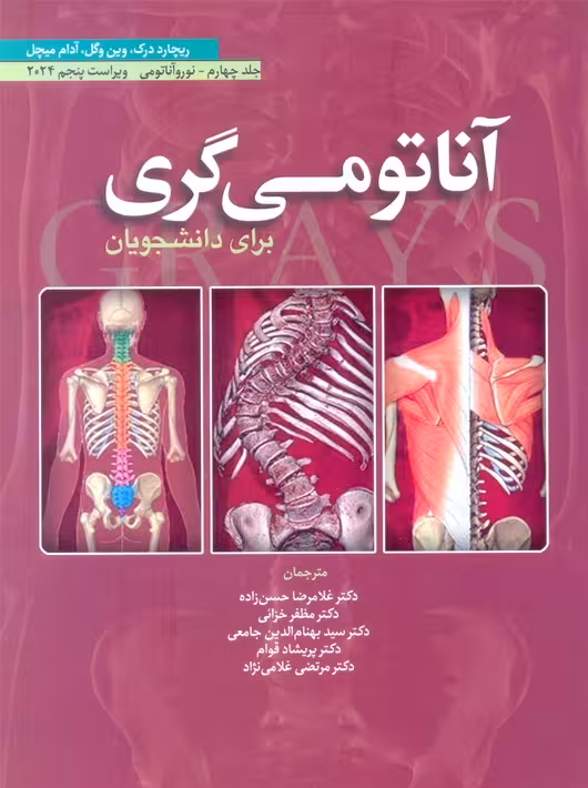 آناتومی گری برای دانشجویان 2024 جلد چهارم نوروآناتومی ابن سینا