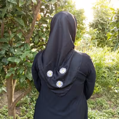 روسری قواره کوچک ساتن باسرخورعالی