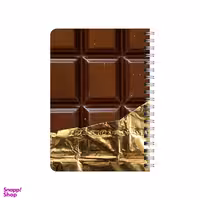 دفترچه یادداشت بامبیلیپ مدل چوبی طرح شکلات کاکائویی کد 4984073