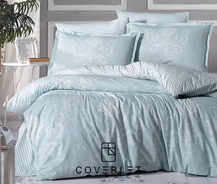 روتختی سبز نعنایی طرح‌دار کاوری مدل Alone