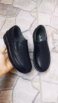 کفش مردانه طبی کلارک تمام چرم کد 2688