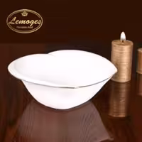 کاسه وانیلی لمون خط طلا کوچک