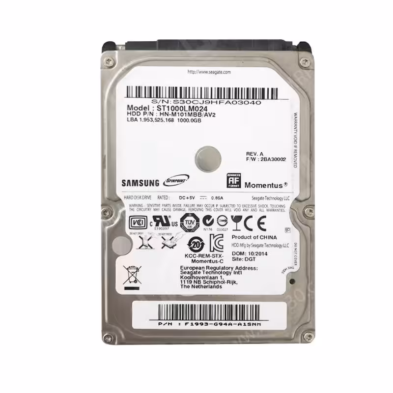 هارد اینترنال استوک اچ دی دی سامسونگ مدل Samsung ST1000LM024 ظرفیت 1 ترابایت