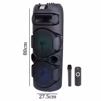 اسپیکر چمدانی بی سیم قابل حمل Sing-E مدل ZQS8220S به همراه میکروفون و ریموت کنترل