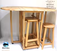 میز ناهارخوری دونفره بامبو Bambum بونیتا Bonita 8007