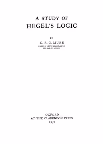 خرید و دانلود نسخه کامل کتاب A study of Hegel's logic