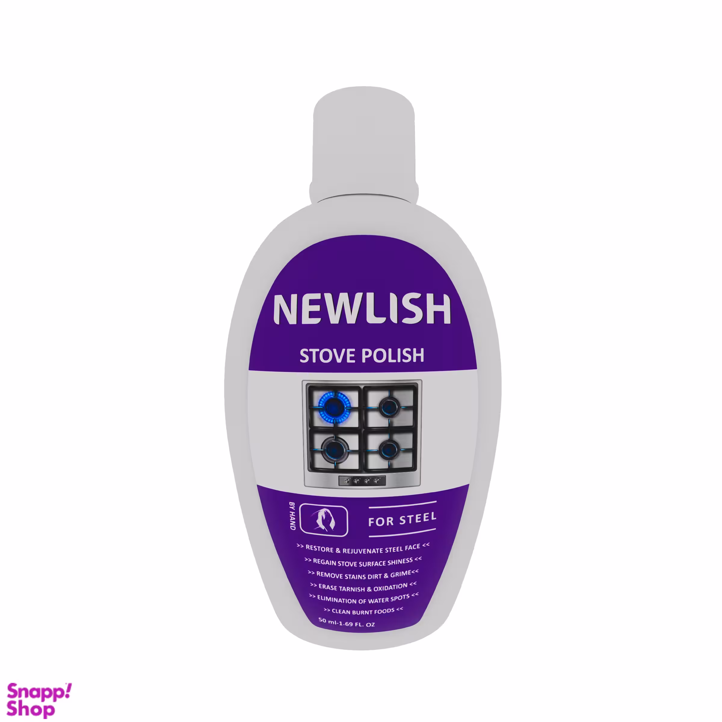 محلول پاک کننده استیل گاز و هود نیولیش مدل 30 حجم 50 میلی لیتر