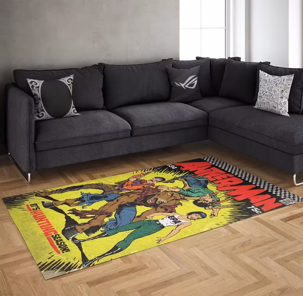 خرید فرش گیمینگ طرح Hunting Season Rug