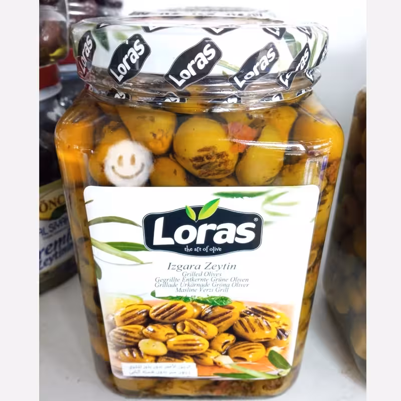 زیتون کبابی گریل لوراس 850 گرم خالص ترکیه | amazonchi