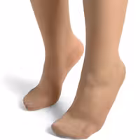 جوراب پارازین رنگ پا بدون کفی 1/40 سه رب پاریسان