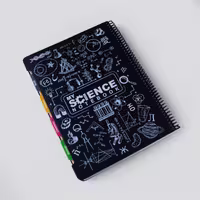 دفتر خط دار رحلی MY SCIENCE مشکی دات نوت (dotnote)
