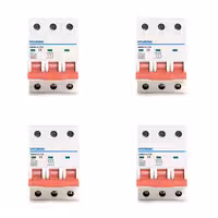 فیوز مینیاتوری سه فاز 16 آمپر هیوندای مدل C16 بسته 4 عددی